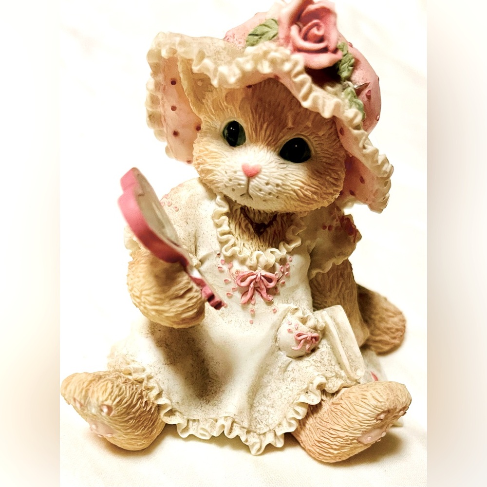Calico Kittens "My Funny Valentine" 1995 Enesco Cat Figurine